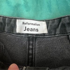 Black Reformation Denim Jeans size 30